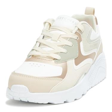 Imagem de Skechers Tênis feminino Uno Lite-Metallic Blast, Natural, 12.5 Little Kid
