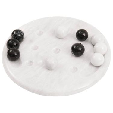 Imagem de Jogo de tabuleiro Radicaln Marble Tic Tac Toe com tabuleiro e bolas de 10 cm