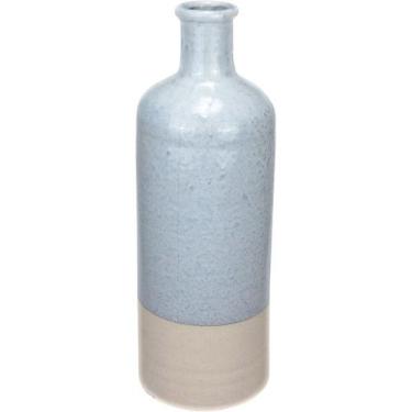 Imagem de VASO DECORATIVO ENFEITE CASA APARADOR GARRAFA HOME&CO CERÂMICA 44x15x1