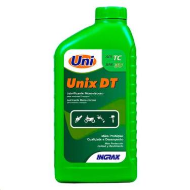 Imagem de Óleo lubrificante 2 tempos Unix DT 2 tempos 1 Litro UNI Unica, Unica, 