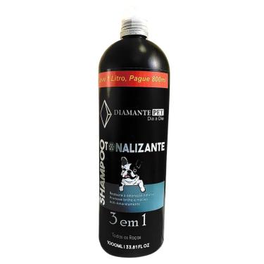 Imagem de Shampoo Tonalizante Cães E Gatos Dia A Dia Diamante Pet 1L