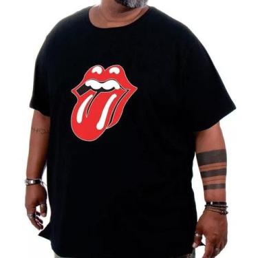 Imagem de Camiseta Masculina Plus Size Estampa Rock Plus - G1 ao G3 - Az Store, 