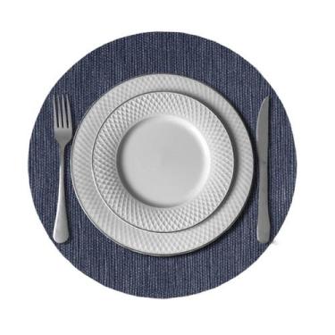 Imagem de 80 Jogo Americano Atacado Redondo Restaurante Bar JU Az - IDEALIZA, AZ