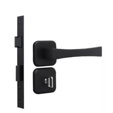 Imagem de Fechadura de Porta Preta, Estilo Simples(BANHEIRO - 601)