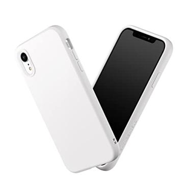 Imagem de RhinoShield Capa compatível com [iPhone XR] | SolidSuit - Capa protetora de design fino absorvente de choque com acabamento fosco premium 3,5 m/3,4 m de proteção contra quedas - Branco clássico
