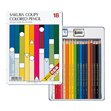 Imagem de Lápis de cor Sakura Craypas PFY18 Coupy, 18 cores