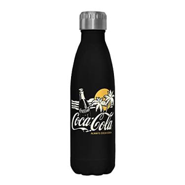 Imagem de Coca-Cola Garrafa de água de aço inoxidável Vintage Beach 482 ml, 482 ml, multicolorida