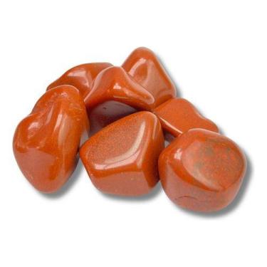 Imagem de Jaspe Vermelha Pedra Rolada 100 Gr Paz Interior Store