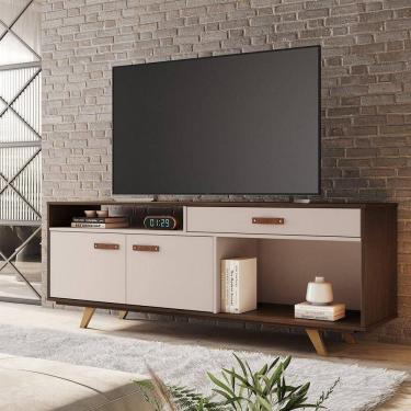 Imagem de Rack Impar Candian Jcm Movelaria Café Com Off White