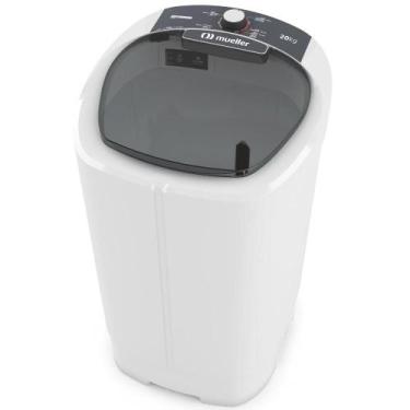 Imagem de Tanquinho de lavar roupa Mueller 20 kg semiautomático MLT20B, Branco, 