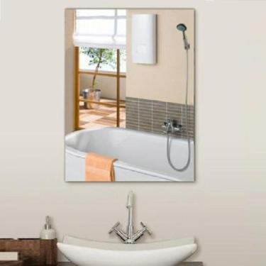 Imagem de Espelho Adesivo Acrílico 35x50cm Decoração Sem Furos Parede - Your Hou