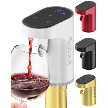 Imagem de Decantador de vinho e aerador e dispensador Redsack Electric White