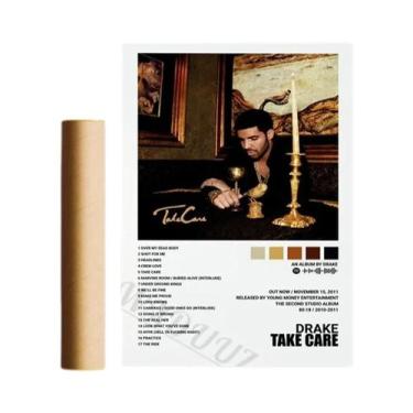 Imagem de Drake Lana Del Rey Hip Hop Música Álbum Impressão Em Tela Arte De Pare