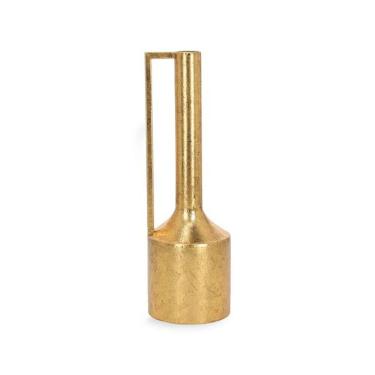 Imagem de Vaso Em Metal Dourado Com Alça 40Cm