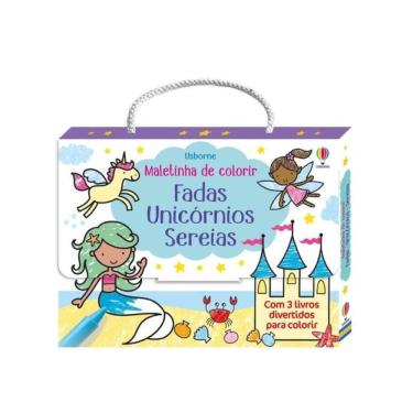 Imagem de Fadas, Unicórnios,Sereias: Maletinha De Colorir