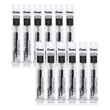 Imagem de Pentel LRN5ABX refil de caneta de gel, f/EnerGel, 0,5 mm, ponta de agulha, 12/BX, tinta BK