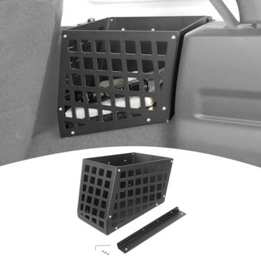 Imagem de PDKLIN Para Jeep Jlu Porta-Malas Lado Direito Prateleira De Carga Organizador Caixa Armazenamento Modular Cesta Sistema Porta-Bagagens Compatível Com Wrangler 2018-2023 4 Portas
