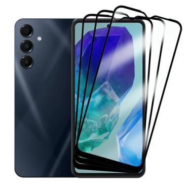Imagem de Película de Vidro 3D Compatível Samsung Galaxy M55 6.7 Polegadas, Kit com 3 Unidades, Proteção Total da Tela