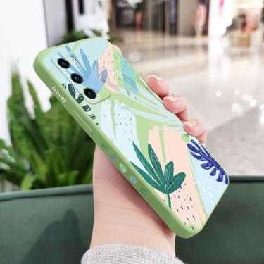 Imagem de Capa de silicone líquido para Huawei P40, P50, P30, P20 Pro Lite, Nova 5t, Y7A, Mate 40, 30, 20 Pro Lite, verde claro 1, para P40 Lite