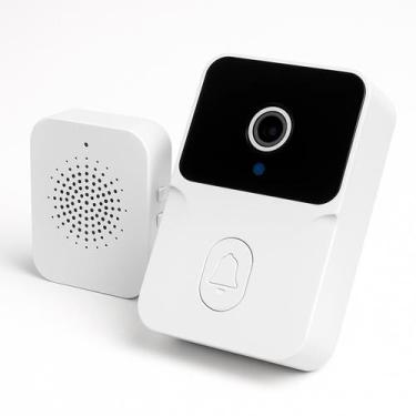 Imagem de Campainha Inteligente Wi-Fi com Câmera HD, Sensor e Áudio Bidirecional