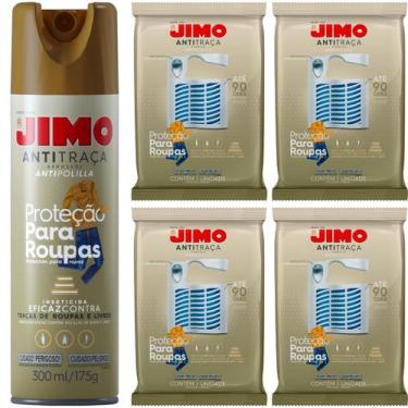 Imagem de KIT 1 Antitraça Aerossol 300ml/175g + 4 Antitraça Cartela Antipolilla 