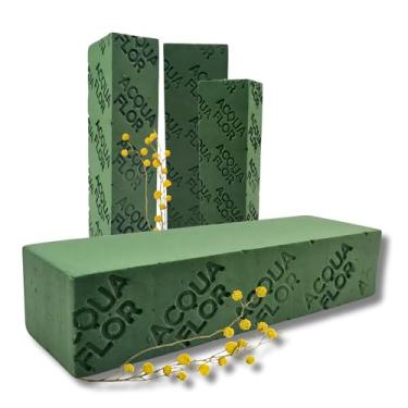 Imagem de Espuma Floral para Arranjos de Flores com Plantas Naturais 23x5x7cm – Kit com 6 Unidades – Alta Absorção e Corte Fácil (6)