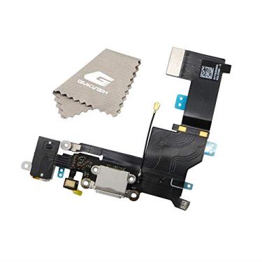 Imagem de Porta de carregamento de reposição para iPhone 6, GVKVGIH Cabo Flex Conector de Porta de Carregamento de Substituição, SE White