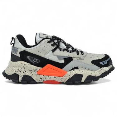 Imagem de Tenis QIX Trek Urban Hiking Streetwear Skate Kings, Bege, Preto, 42