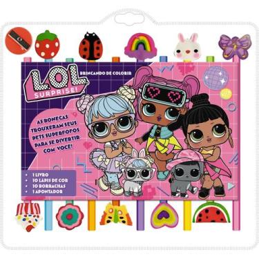 Imagem de Livro - LOL Surprise Brincando de Colorir