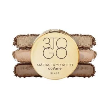 Imagem de Paleta Sombras Nádia Tambasco Trio To Go Blast Océane 7,8G