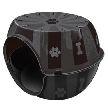 Imagem de toca gato e cama de Paris 2 em 1 Desmontável casa de Casinha(PRETO)