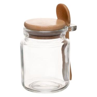 Imagem de WOLFF - Porta Mantimentos Redondo com Colher e Tampa de Bambu 270ml Vidro