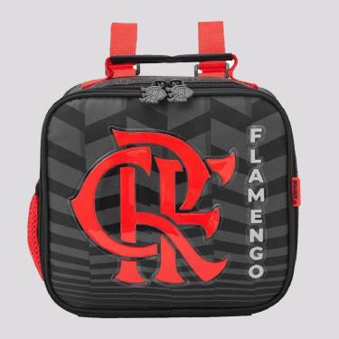 Imagem de Lancheira Flamengo Juvenil Preta e Vermelha-Unissex