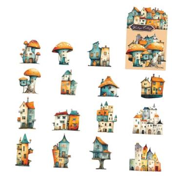 Imagem de Tachiuwa 15x Adesivos decorativos de papel cartão para scrapbook, papel cartão estampado, retrô, faça você mesmo, decoração de diário para embrulho de presente, Style B