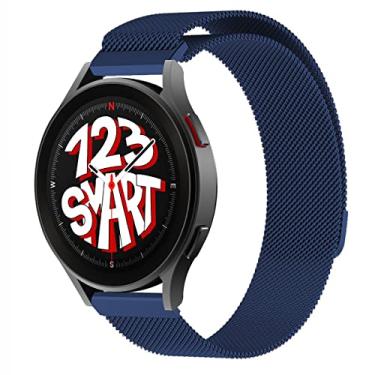 Imagem de Pulseira Milanese de Aço Marca 123Smart compatível com Galaxy Watch 4 Watch 5 Watch 6 Watch 7 40mm 42mm 43mm 44mm 45mm 46mm 47mm
