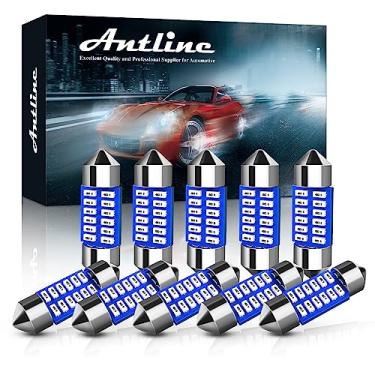 Imagem de Antline Lâmpada LED 6614 6641 6612F 6615 F30-WHP TS-14V1CP 28MM 29MM 1,14 polegadas verde, Canbus super brilhante livre de erros, substituições de 12 volts para espelho de vaidade interior Dome Map