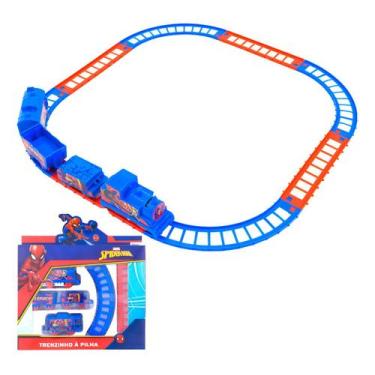 Imagem de Trenzinho Infantil Homem Aranha Eletrico Brinquedo Spiderman - Etitoys
