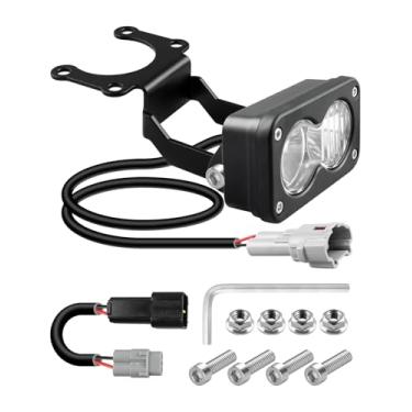 Imagem de WUMZIJ Kit de farol de bicicleta suja com suporte de montagem adequado para SurRon Segway X260 e Talaria, holofote branco transparente
