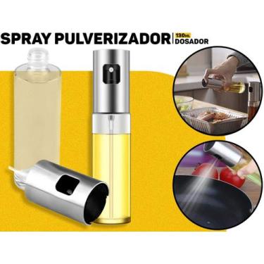 Imagem de Galheteiro Pulverizador Spray Azeite Vinagre Óleos 130ml De Vidro Borr