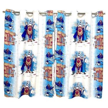 Imagem de Cortina Infantil 2,00 X 1,60 Quarto Brinquedoteca Menino