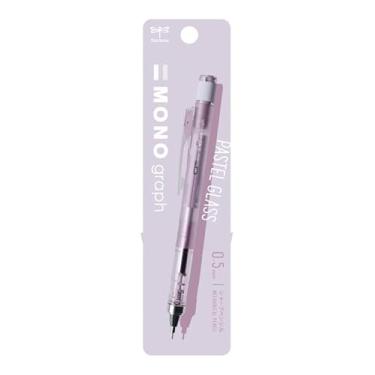 Imagem de Tombow Mechanicai Pencil Mono Graphicai | Apresenta inovador mecanismo de vibração mono apagador | Edição Limitada Cor de vidro pastel | 0,5 mm | Roxo
