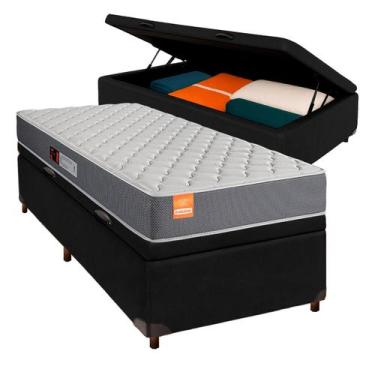 Imagem de Conjunto Cama Box Bau Solteiro + Colchão Pro Inducol