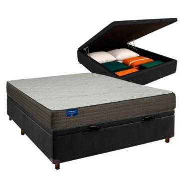 Imagem de Cama Box Bau + Colchão Casal D33 Inducol