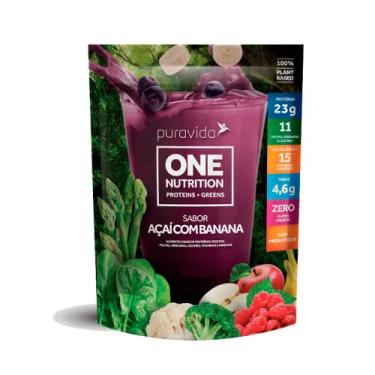 Imagem de Kit 2X: One Nutrition Vegan Protein Açaí/Banana Puravida450g