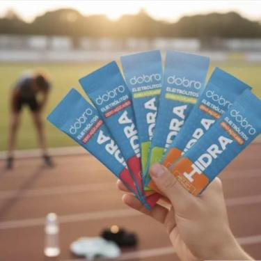 Imagem de Hidra Eletrólitos Zero Açúcar, Kit com 6 Sachês, Sabores Variados, Suplemento de Hidratação