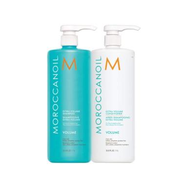 Imagem de Conjunto de shampoo e condicionador Moroccanoil Extra Volume 1000 ml