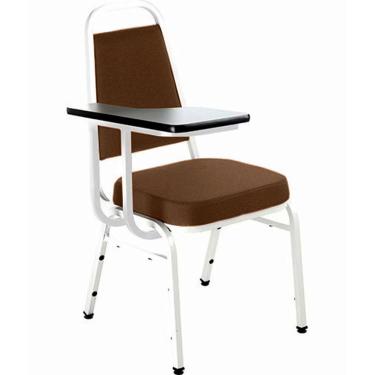 Imagem de Cadeira Universitária Empilhável Linha Hotel Plus Marrom