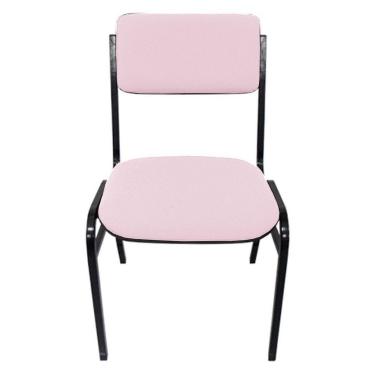 Imagem de Cadeira Empilhável para Auditórios Linha Hotel Smart Rosa