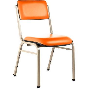 Imagem de Cadeira Empilhável para Auditórios Linha Hotel Smart Laranja