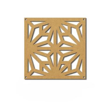 Imagem de Painéis decorativos 3D em MDF – divisórias modernas e elegantes para sua casa e escritório (010,Kit 6 pçs-26cm x 26cm)